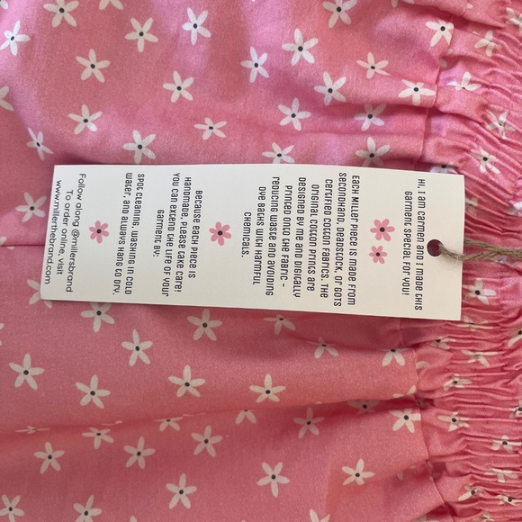 Pink daisy MILLER shorts - Picture 3 of 7